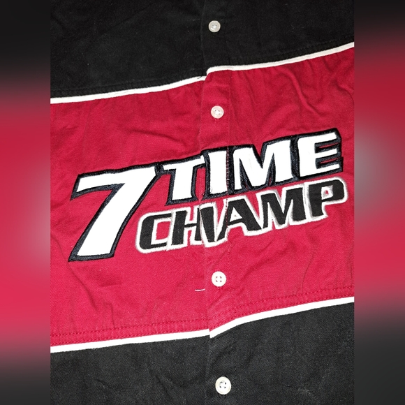 7 time champ Dale Earnhardt nascar button up shirt - Picture 4 of 13